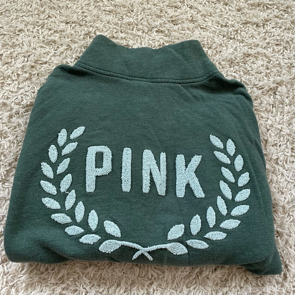 Army Green VS Pink Sweatshirt